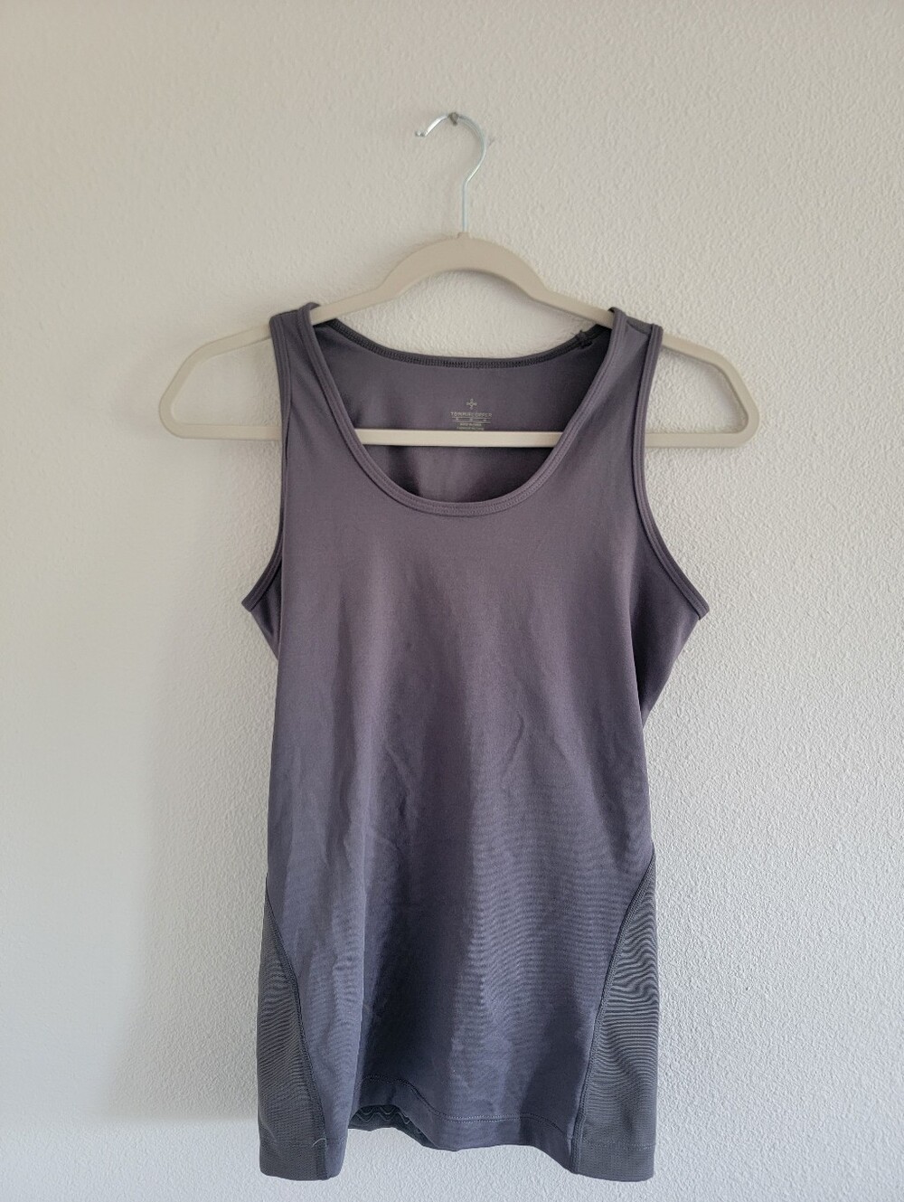 Tommie Copper Lower Back Support Tank Dark Gray Size Medium